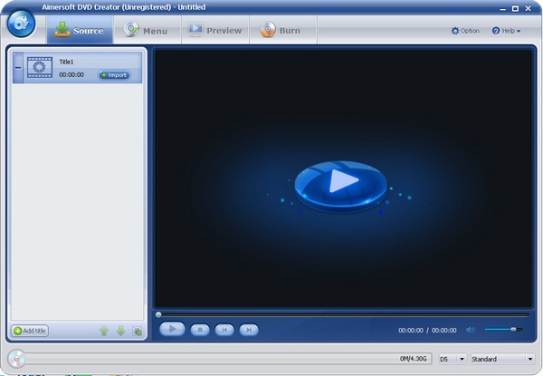 Aimersoft DVD Creator(DVD转换工具) V3.0.0.8 英文版