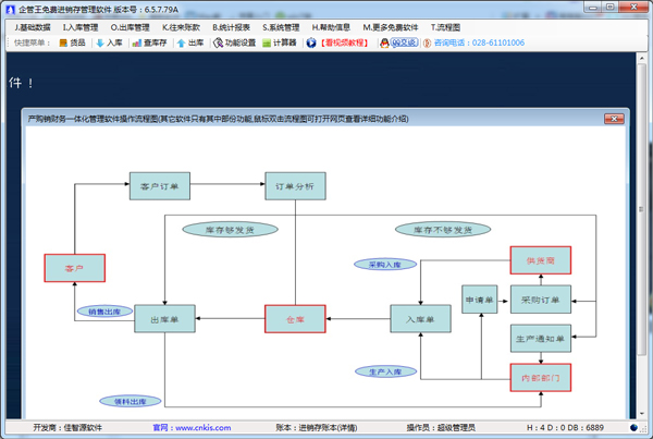  企管王进销存管理软件 V6.5.7.79 免费版