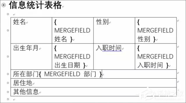 使用Word制作个人信息调查表的操作技巧