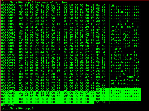 Linux系统读取MBR信息的过程