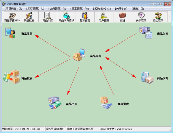 拓思商品进销存系统 V201604