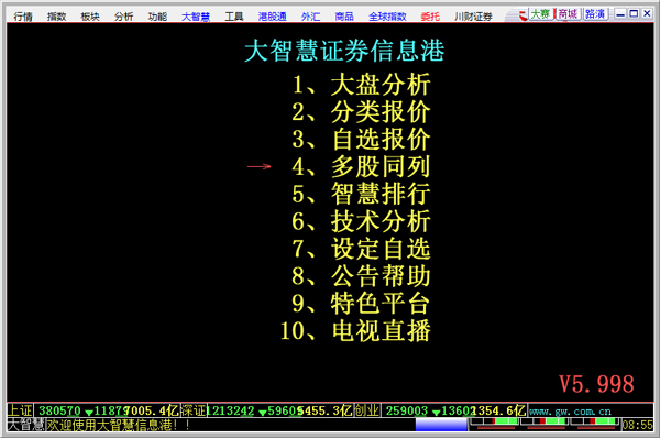 川财证券大智慧 V5.998