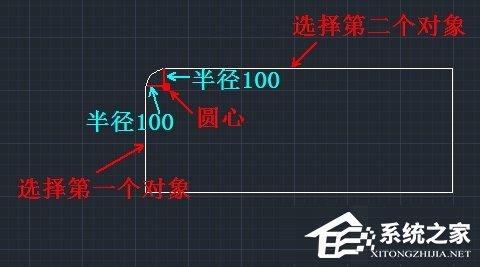 AutoCAD2014绘制圆角的方法步骤