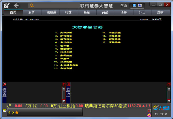 联讯证券大智慧专业版 V7.60