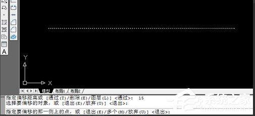 AutoCAD 2004画平行线的操作方法