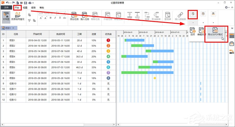 Edraw Project制定项目计划