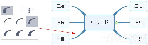 MindMaster改变分支样式的步骤