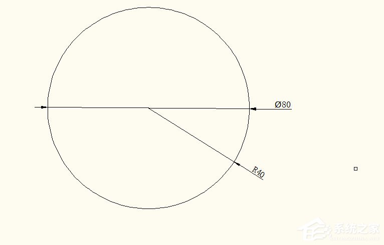 AutoCAD 2010标注圆的半径与直径