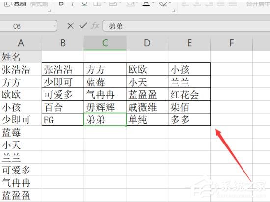 wps表格怎么把一列分成多列？