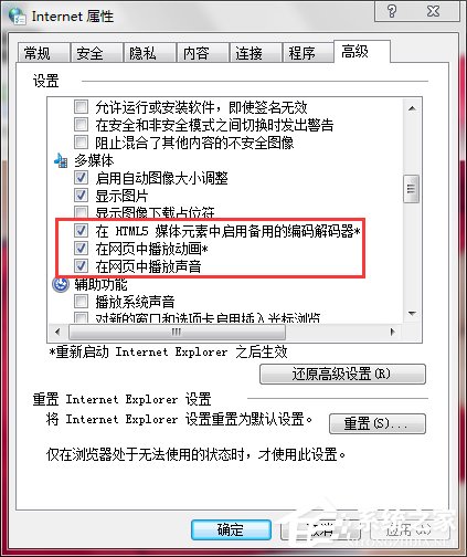 Win7网页中的视频不能播放怎么解决？