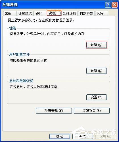 XP内存过低怎么设置