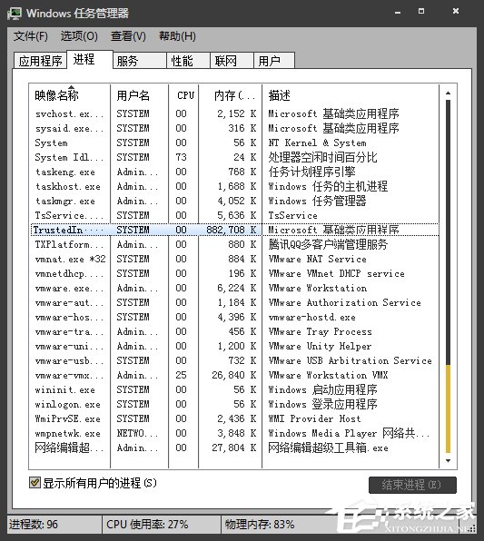 Win7系统进程Trustedinstaller.exe占用内存很高怎么处理？