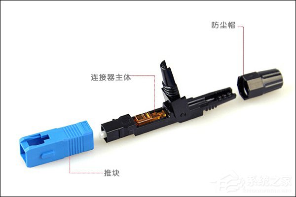 光纤快速连接器怎么用？家用光纤接头接法图解