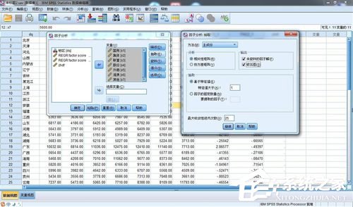 spss因子分析 spss因子分析教程