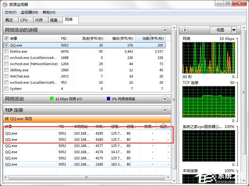 在Win7系统中怎么查看QQ好友IP地址？