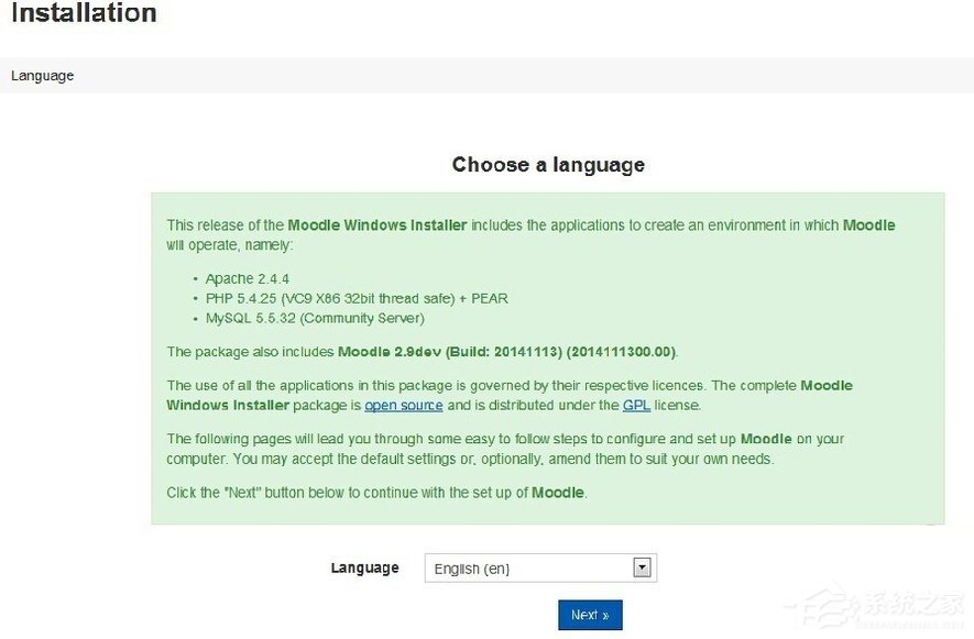 在Win7系统环境下如何安装Moodle平台？