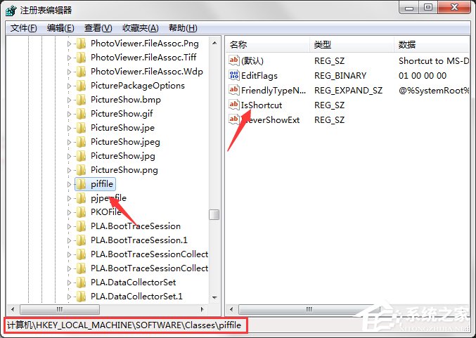 如何去掉Win7系统快捷方式图标小箭头？