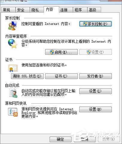 Win7提示安全证书有问题