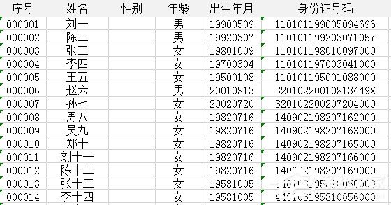 身份证号码中怎样提取性别？身份证号码提取性别的方法