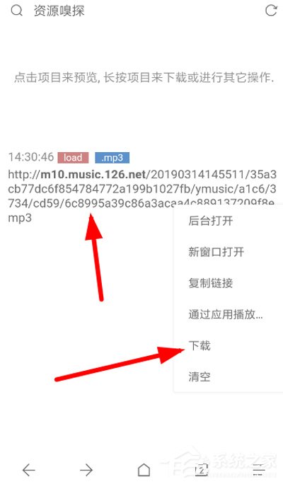 Via浏览器如何下载网易云付费音乐？Via浏览器下载网易云付费音乐的方法