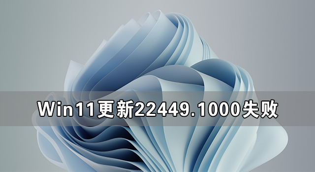 Win11更新22449.1000失败