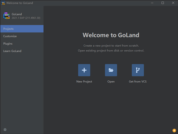 JetBrains GoLand 2021