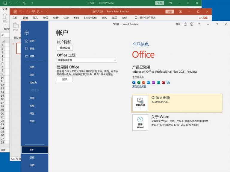 Office 2021 RTM离线镜像