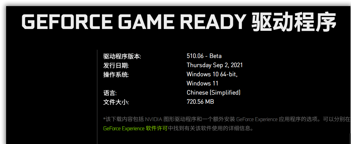 NVIDIA GeForce驱动程序