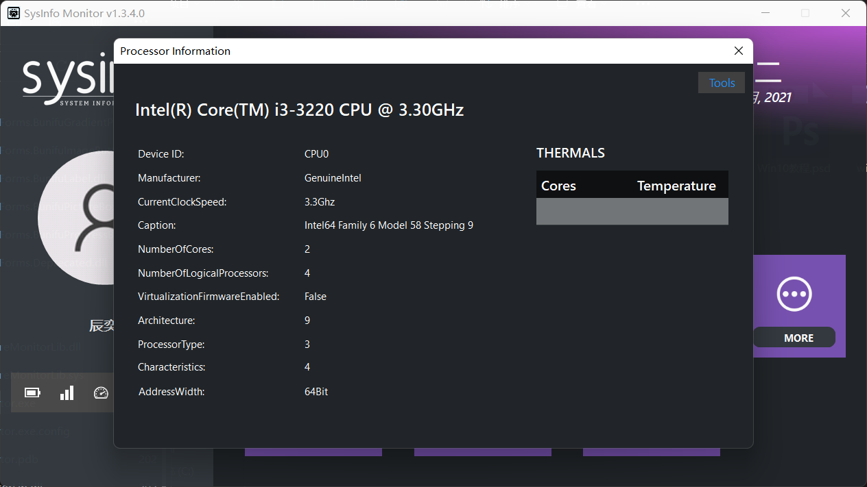 SYSInfo Monitor