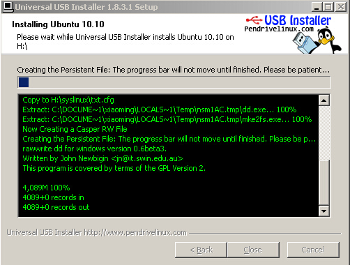 Universal USB Installer