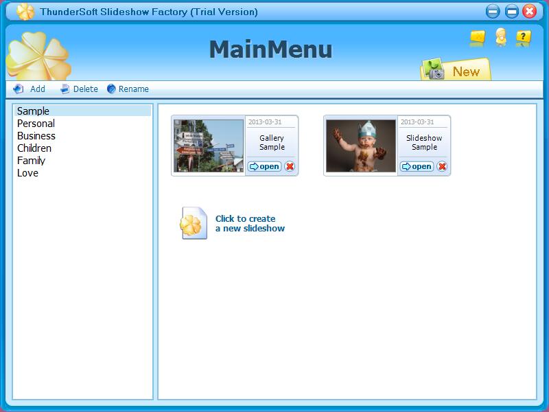 ThunderSoft Slideshow Factory