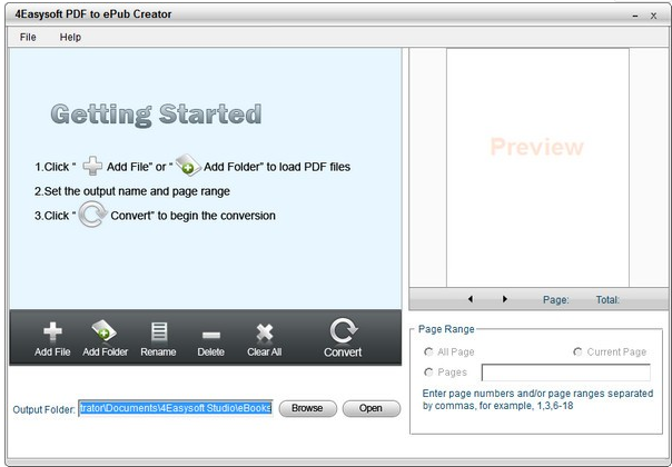 4Easysoft PDF to ePub Creator
