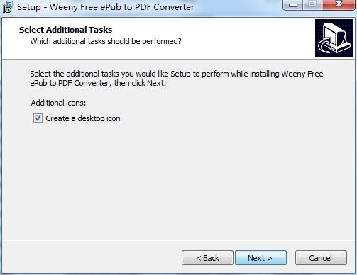 Weeny Free Epub to PDF Converter