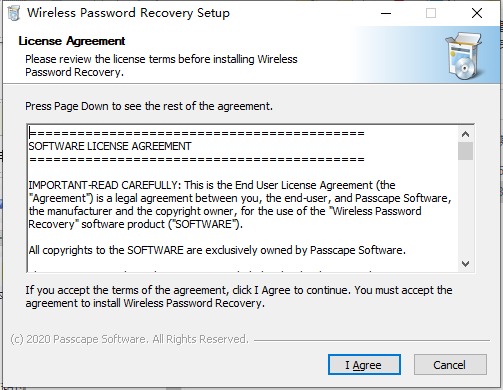 PasScape Wireless Password Recovery