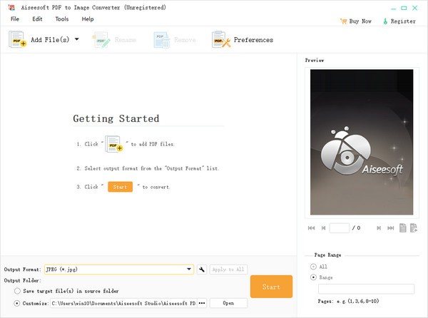Aiseesoft PDF to Image Converter