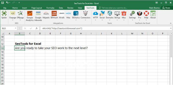 SeoTools for Excel