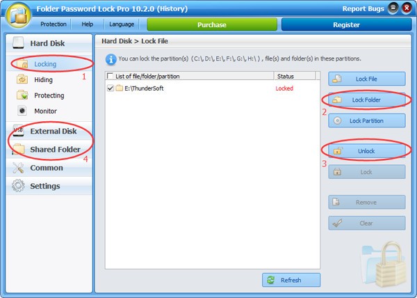 ThunderSoft Folder Password Lock