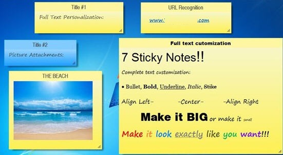 7 Sticky Notes