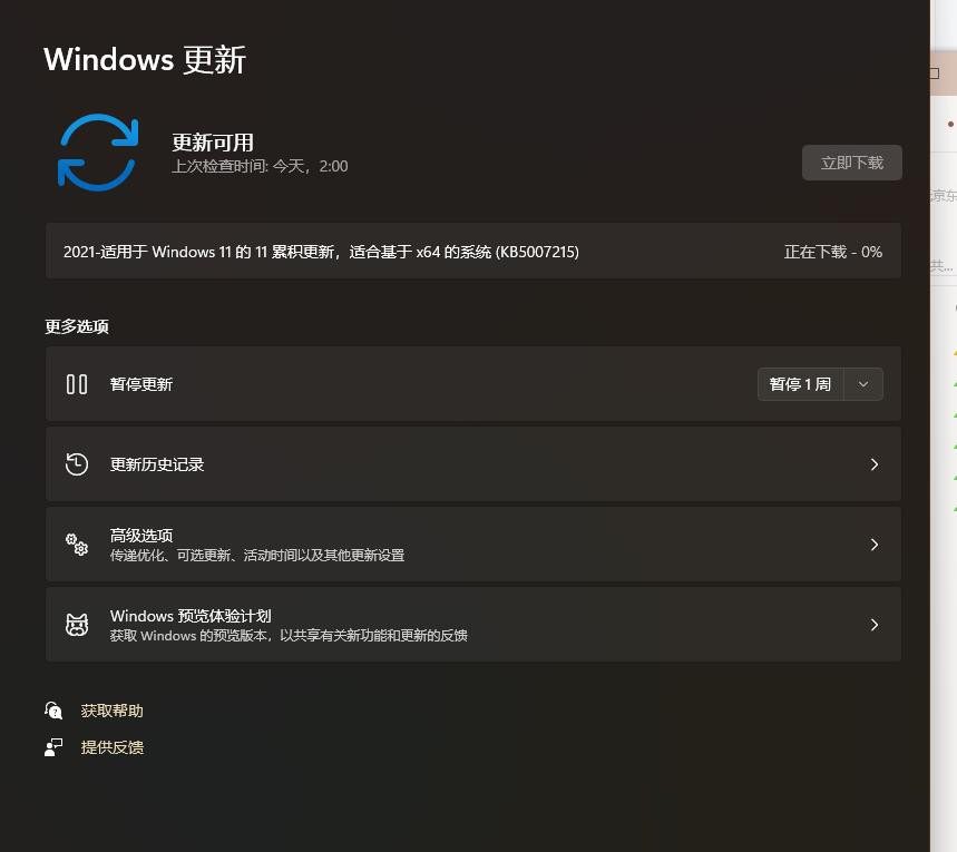 Win11 KB5007215