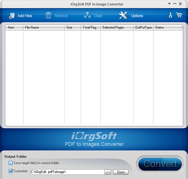 iOrgSoft PDF to Image Converter