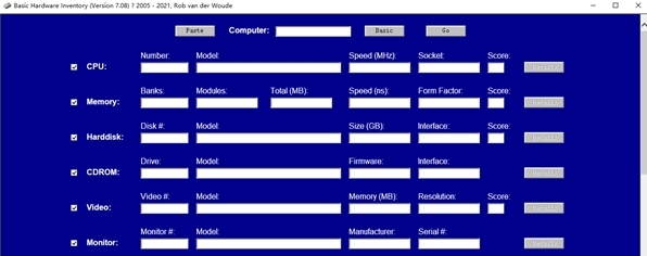 Basic Hardware Inventory