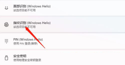 Win11指纹解锁设置方法