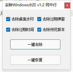 一键去除Windows11水印软件