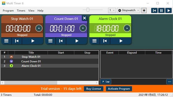 Programming Multi Timer