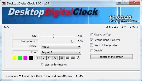 DesktopDigitalClock