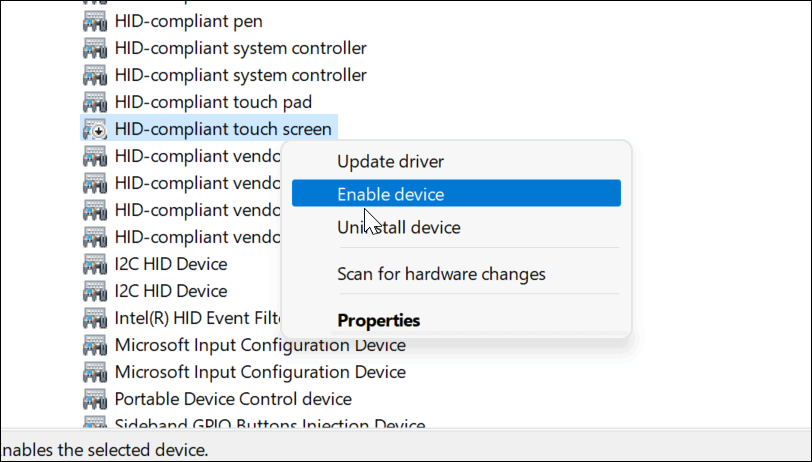 Win11如何禁用触摸屏