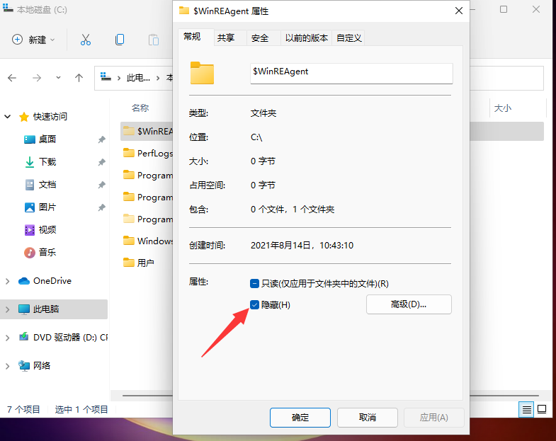 Win11隐藏文件怎么取消隐藏