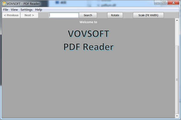 Vovsoft PDF Reader