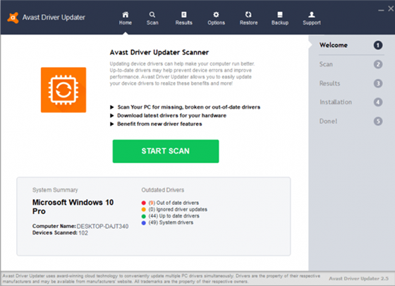 Avast Driver Update