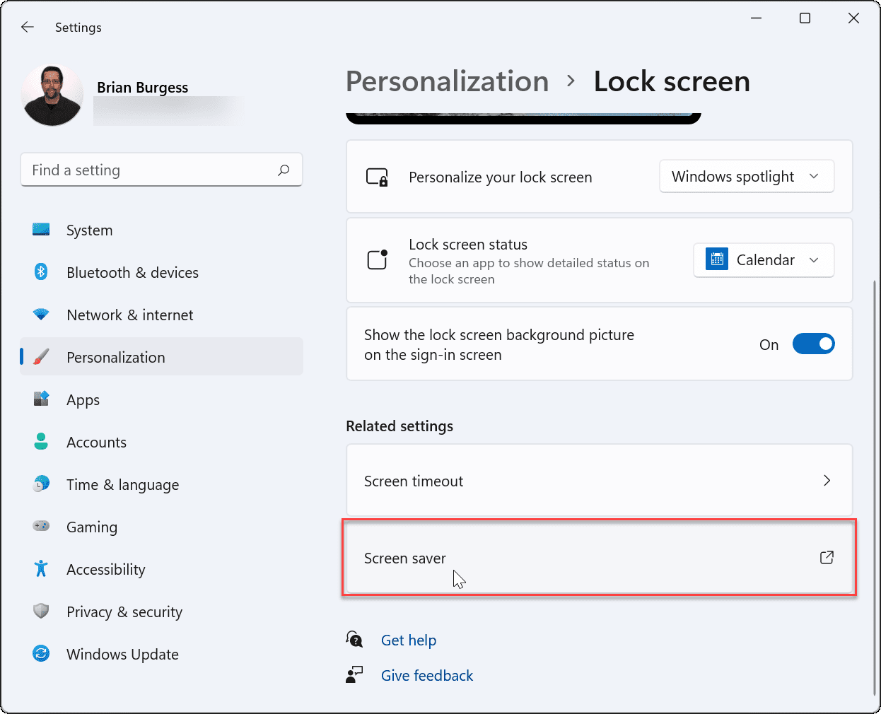 Win11如何启用和使用屏幕保护程序